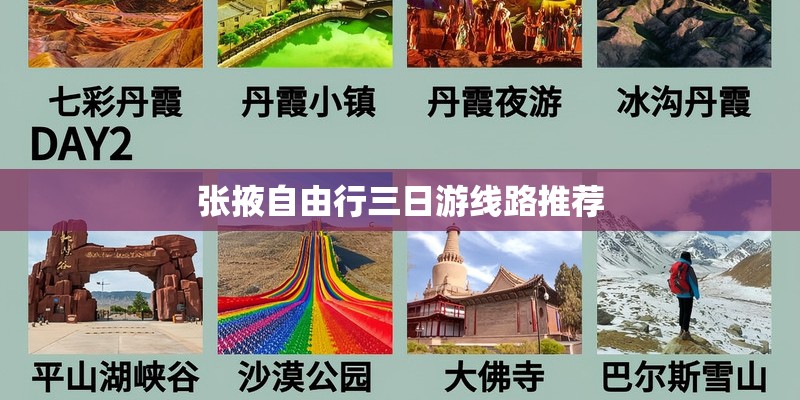 张掖自由行三日游线路推荐