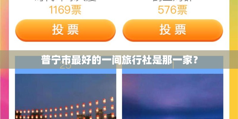 普宁市最好的一间旅行社是那一家？