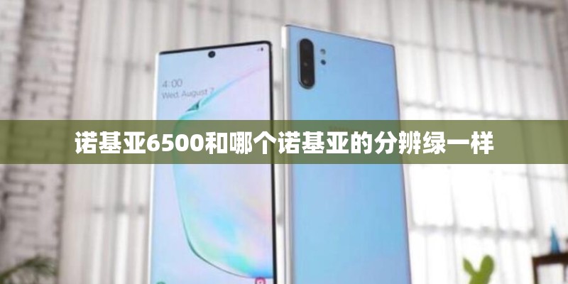 诺基亚6500和哪个诺基亚的分辨绿一样