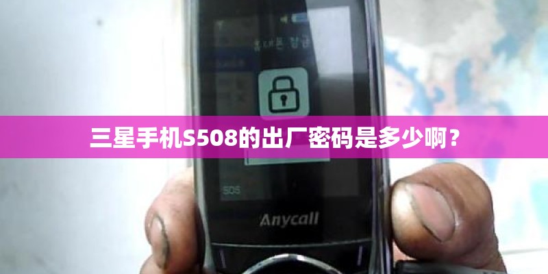 三星手机S508的出厂密码是多少啊？