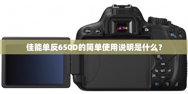 佳能单反650D的简单使用说明是什么？