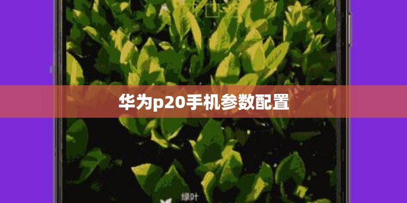 华为p20手机参数配置