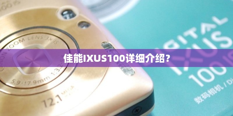佳能IXUS100详细介绍？